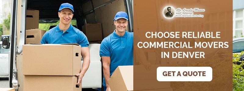 Abe Lincoln Movers - Commerical Moving Services - CTA
