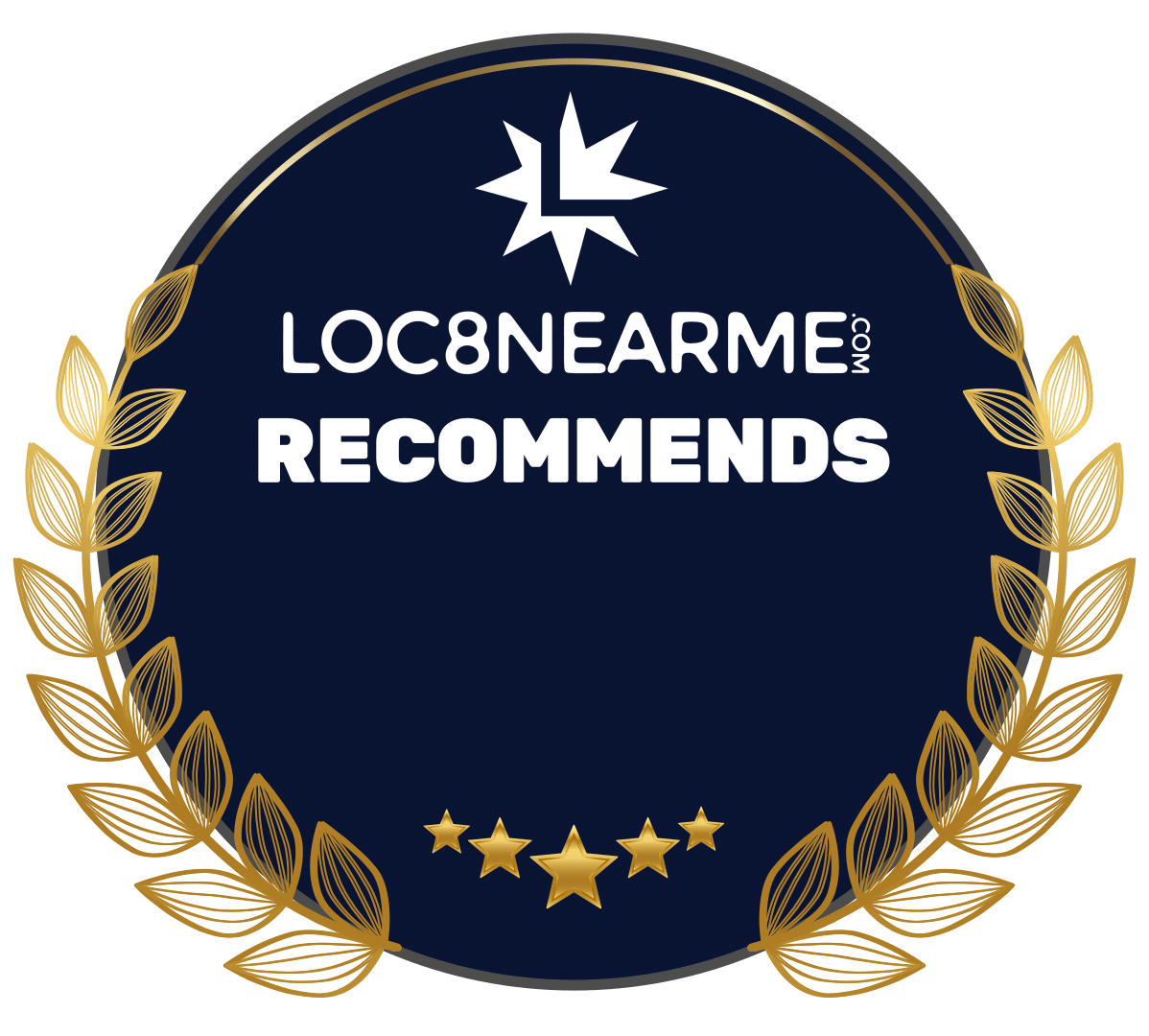 Loc8nearme recommendation badge