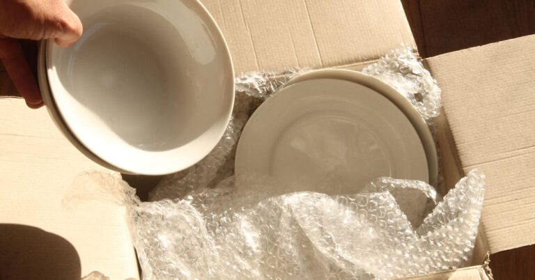 Moving Delicate Dishes and Plates