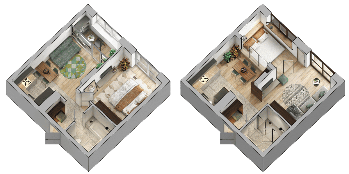 apartment layouts